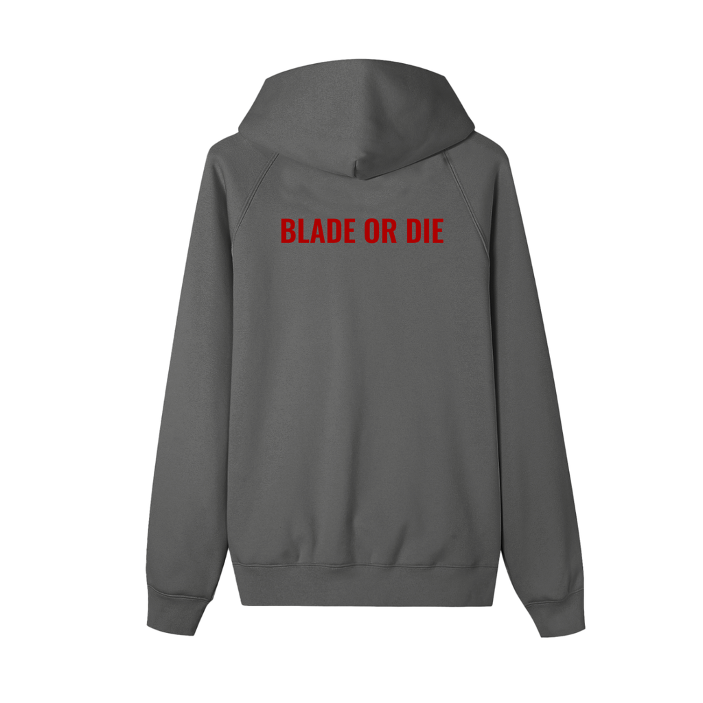 Keep Rolling Strong  Zip-up Fleece Hoodie