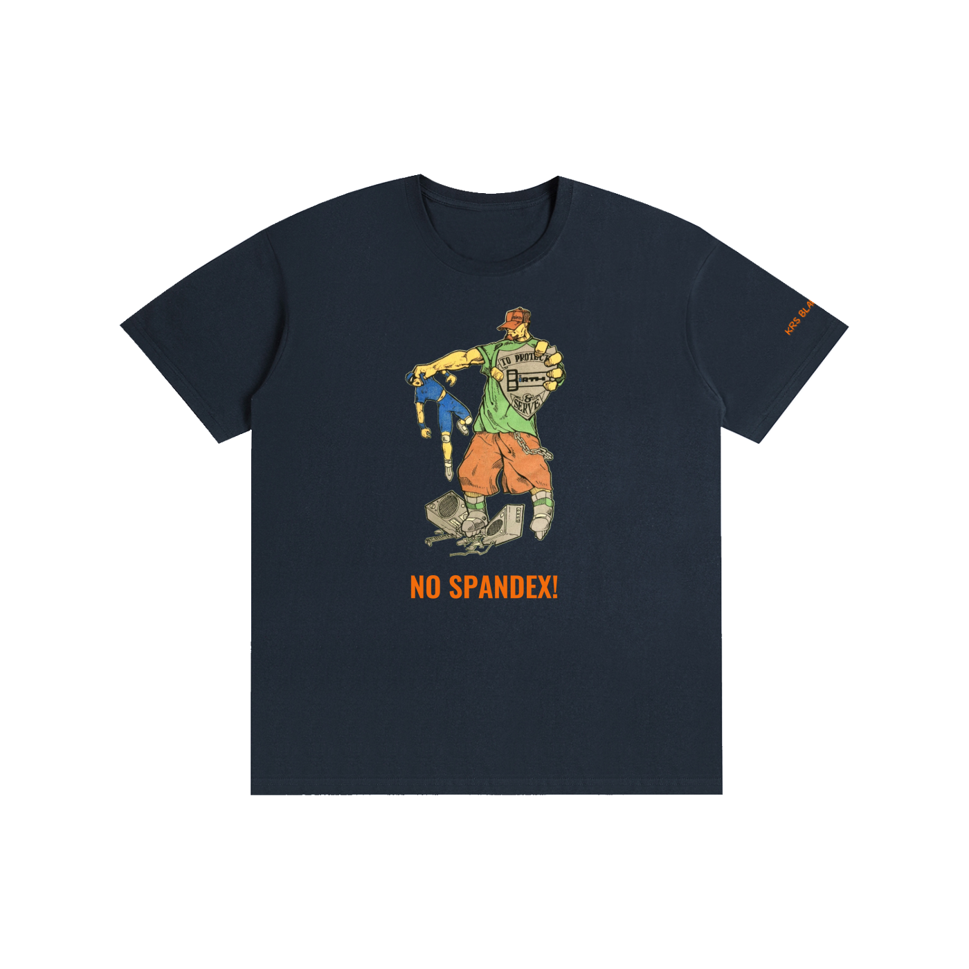 No Spandex Throwback T-Shirt