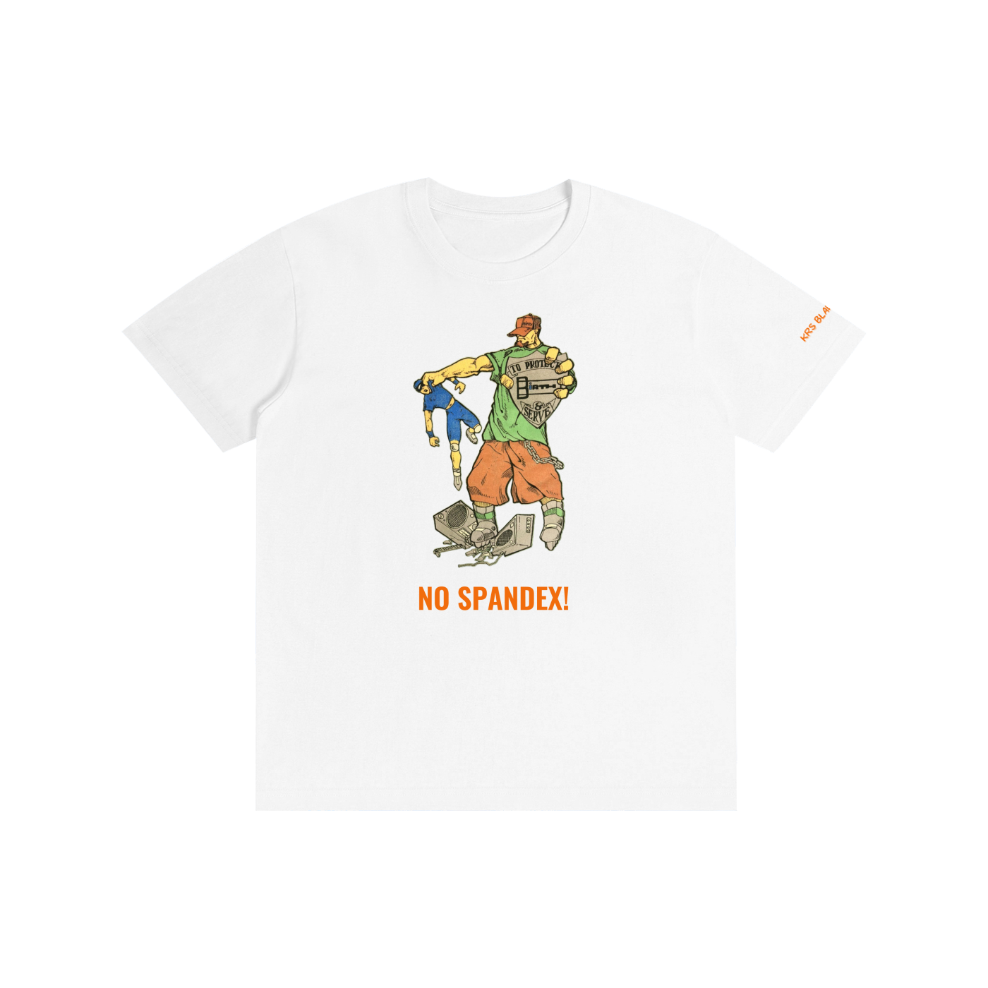 No Spandex Throwback T-Shirt