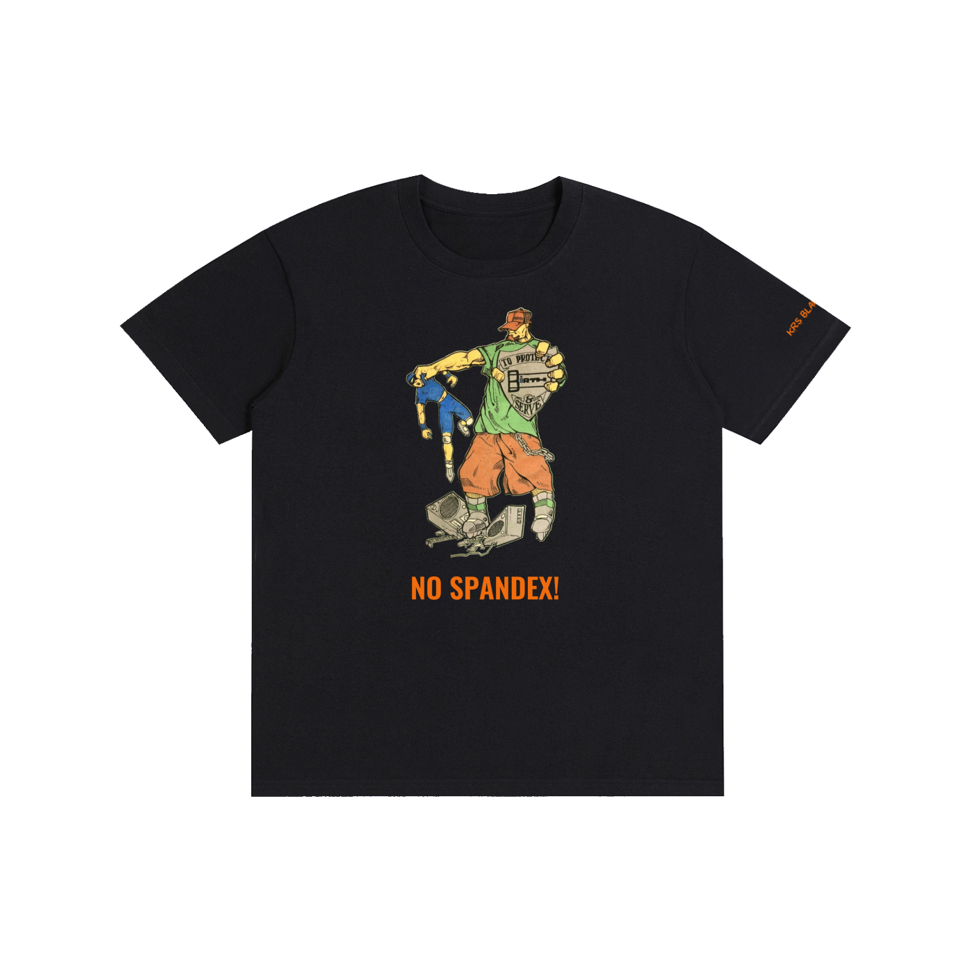 No Spandex Throwback T-Shirt