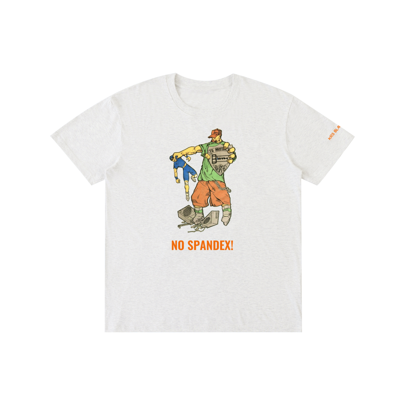 No Spandex Throwback T-Shirt