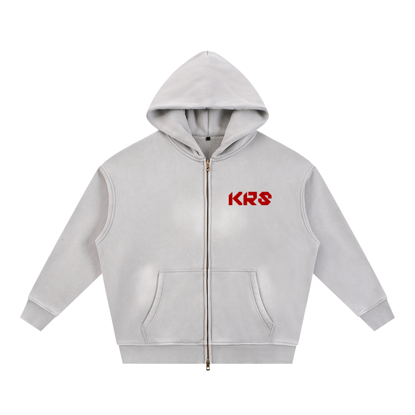 To Air Is Human Faded Zipper Hoodie