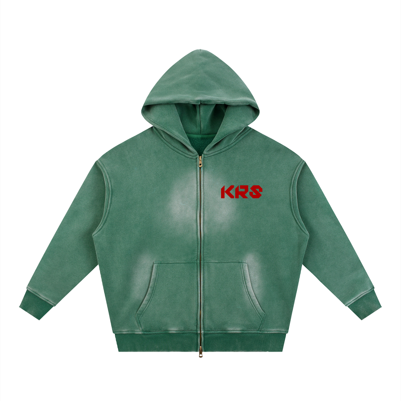 To Air Is Human Faded Zipper Hoodie