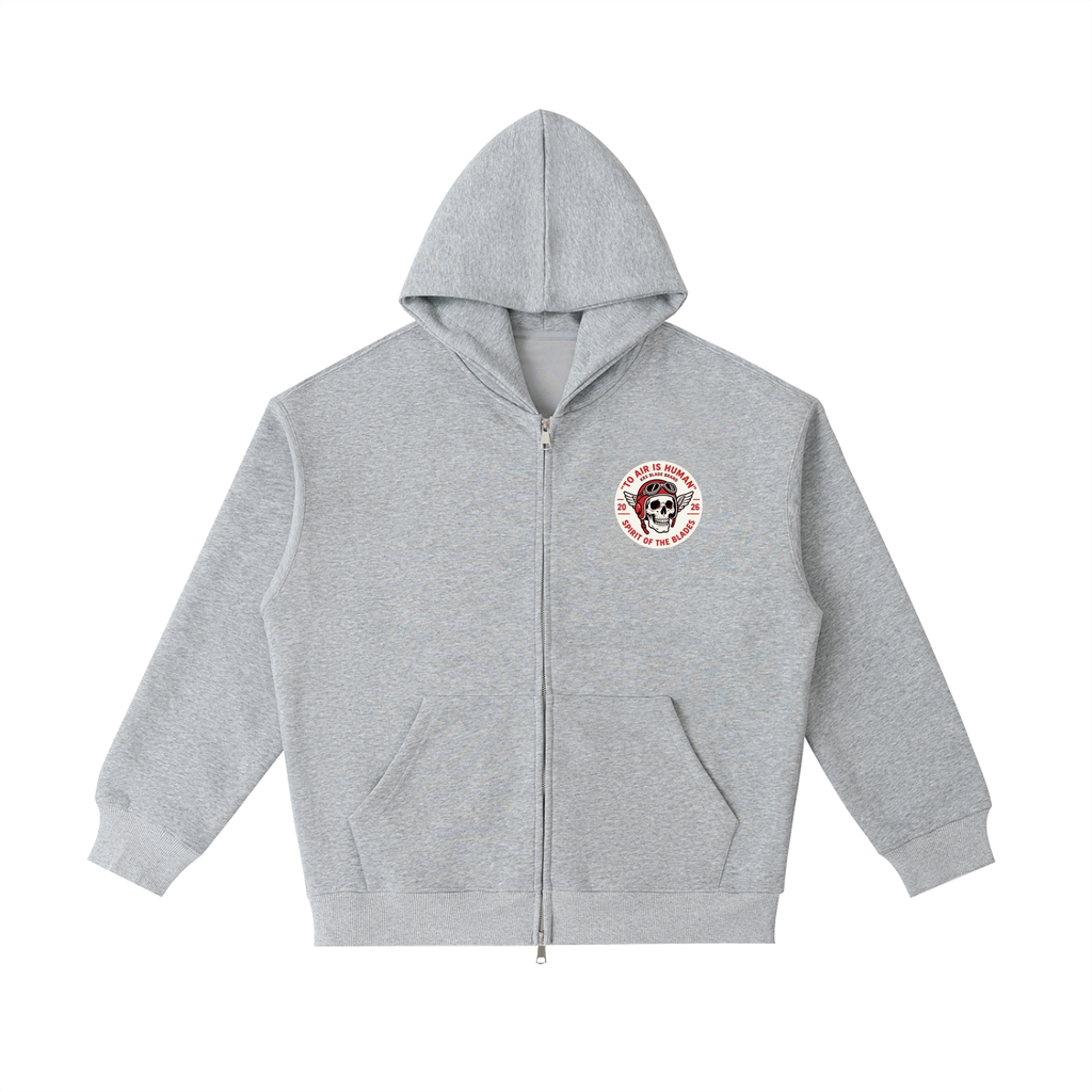 TO AIR IS HUMAN Zip up Hoodie