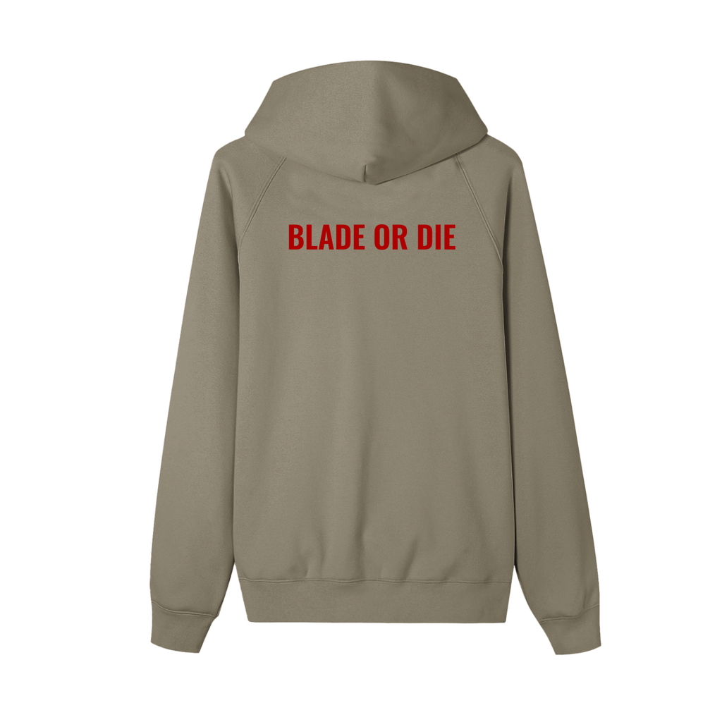 Keep Rolling Strong  Zip-up Fleece Hoodie