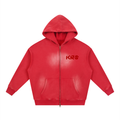 To Air Is Human Faded Zipper Hoodie