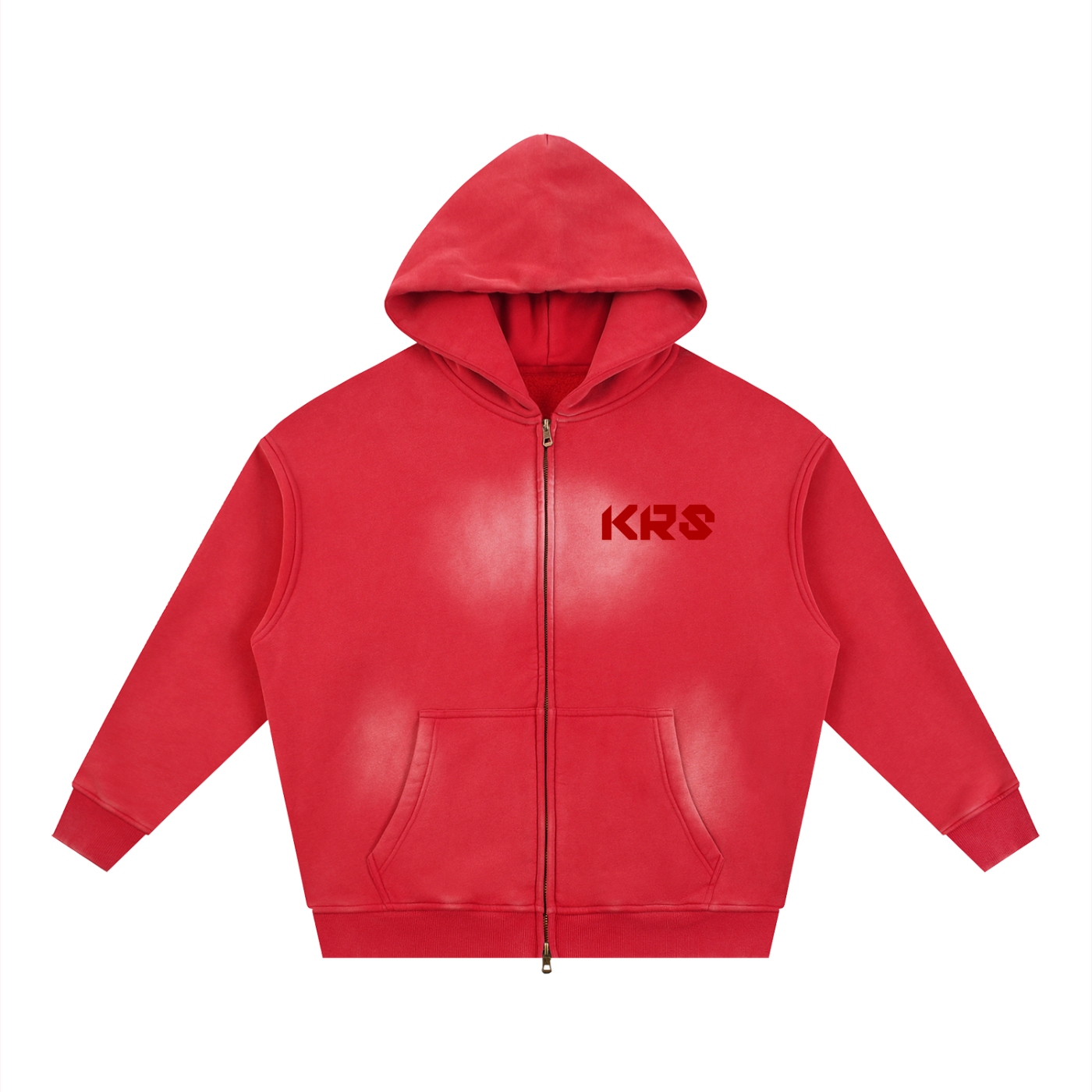 To Air Is Human Faded Zipper Hoodie