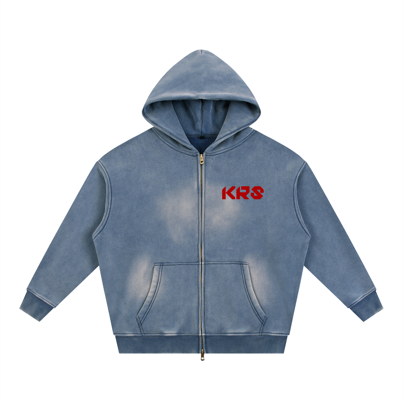 To Air Is Human Faded Zipper Hoodie