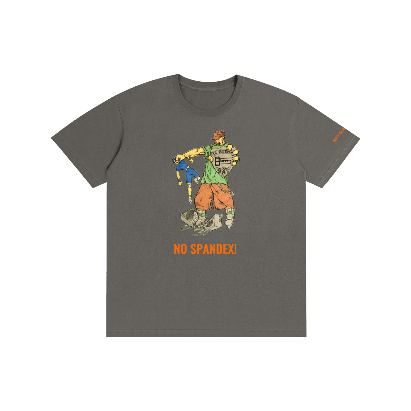 No Spandex Throwback T-Shirt