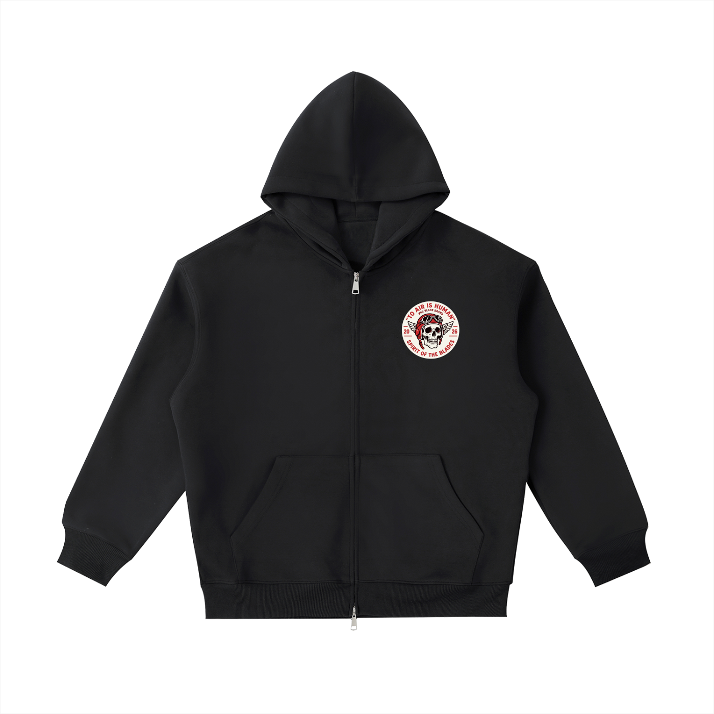TO AIR IS HUMAN Zip up Hoodie